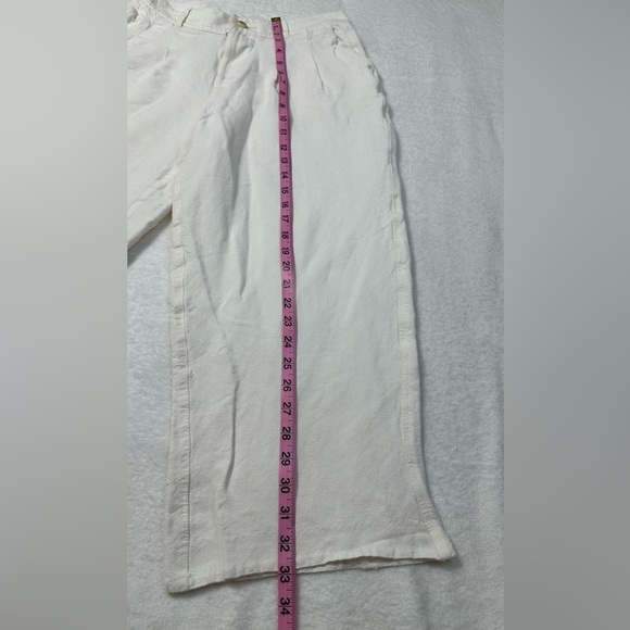 Madewell Cream Textured Trousers - Picture 4 of 13